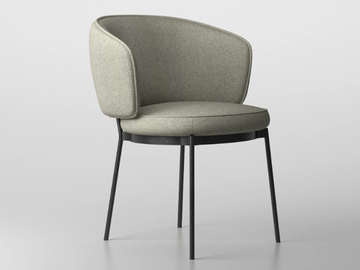 CONCORDE - Upholstered fabric chair by Casamania & Horm - view 2